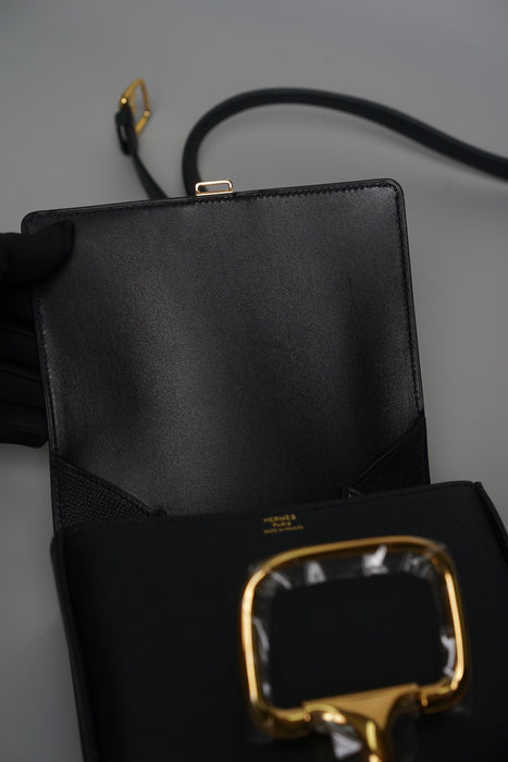 Hermes Della Cavalleria Mini in Noir Ghw (Brand New)