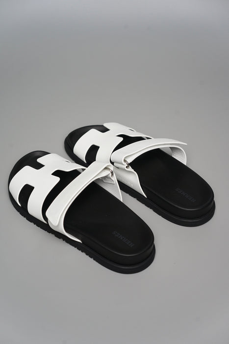 Hermes Chypre Sandal in White Size 40.5 (Brand New)