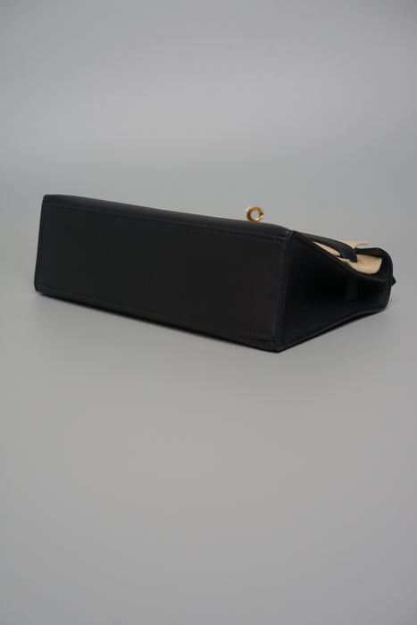 Hermes Kelly Pochette in Noir Ghw (Brand New)