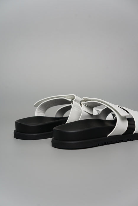 Hermes Chypre Sandal in White Size 40.5 (Brand New)