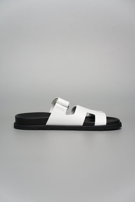 Hermes Chypre Sandal in White Size 40.5 (Brand New)