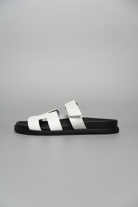 Hermes Chypre Sandal in White Size 40.5 (Brand New)