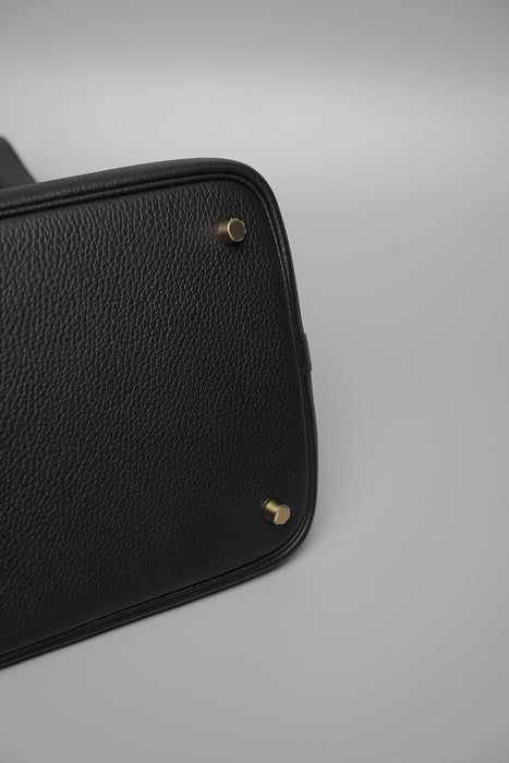 Hermes Picotin 22 in Noir Ghw (Brand New)