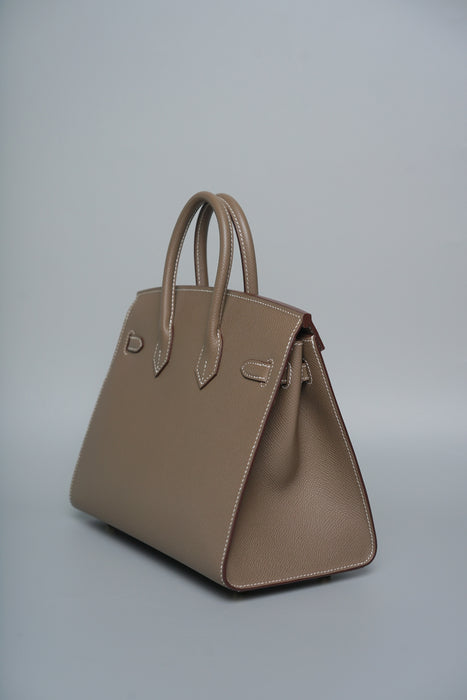 Hermes Birkin 25 Sellier in  Etoupe Epsom Ghw (Brand New)