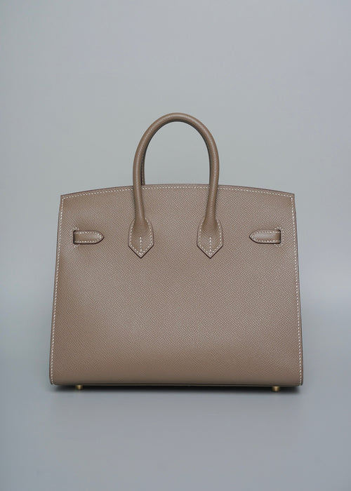 Hermes Birkin 25 Sellier in  Etoupe Epsom Ghw (Brand New)