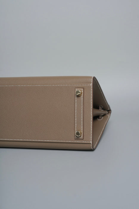 Hermes Birkin 25 Sellier in  Etoupe Epsom Ghw (Brand New)