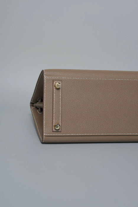 Hermes Birkin 25 Sellier in  Etoupe Epsom Ghw (Brand New)