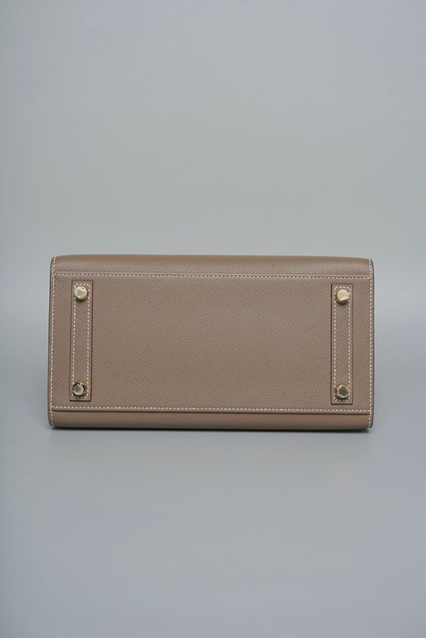 Hermes Birkin 25 Sellier in  Etoupe Epsom Ghw (Brand New)