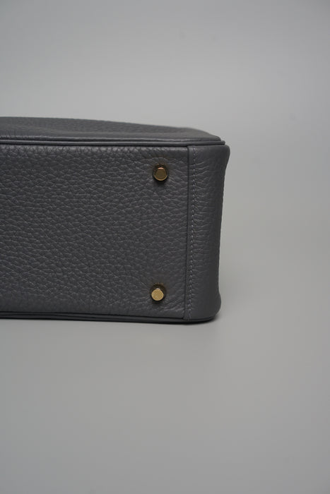 Hermes Mini Lindy II in Ardoise Permabrass (Brand New)