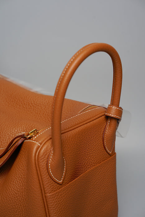 Hermes Lindy 30 in Gold Ghw (Brand New)