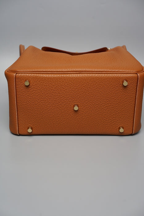 Hermes Lindy 30 in Gold Ghw (Brand New)