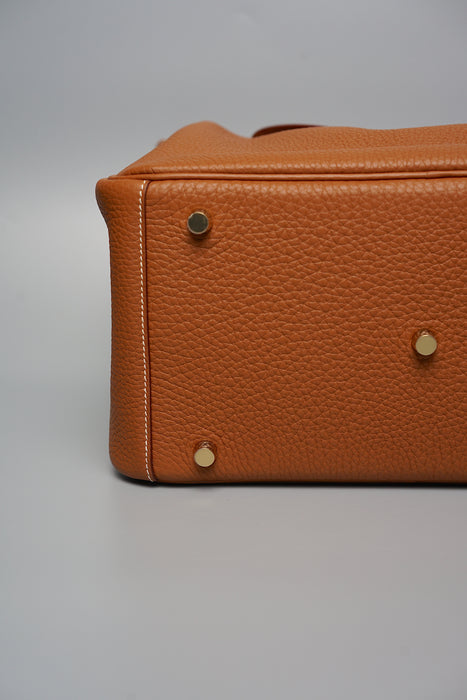 Hermes Lindy 30 in Gold Ghw (Brand New)