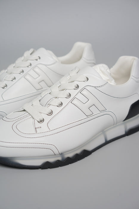 Hermes Trail Sneakers in Blanc Size 41.5 (Brand New)