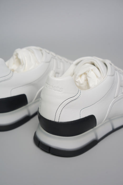 Hermes Trail Sneakers in Blanc Size 41.5 (Brand New)