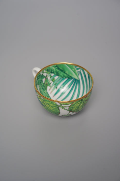 Hermes Passifolia Tea Cup and Saucer (Brand New)