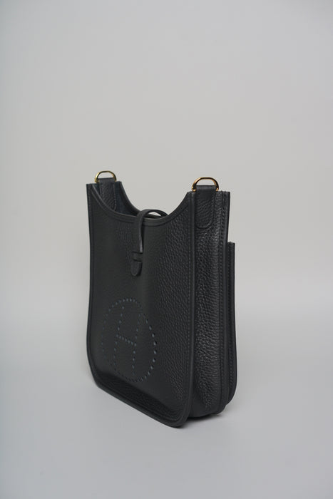 Hermes Evelyne 23 in Noir Ghw (Brand New)