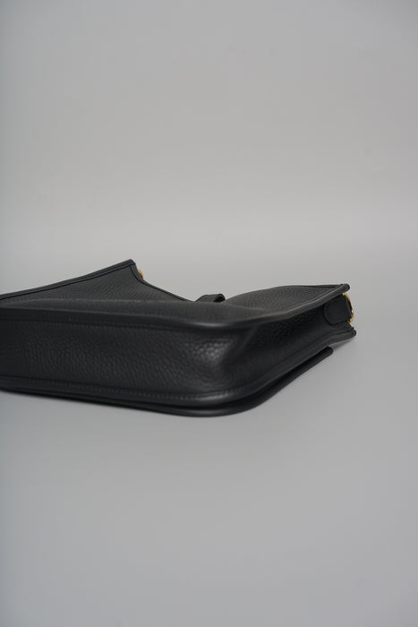 Hermes Evelyne 23 in Noir Ghw (Brand New)