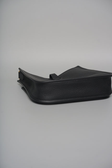 Hermes Evelyne 23 in Noir Ghw (Brand New)