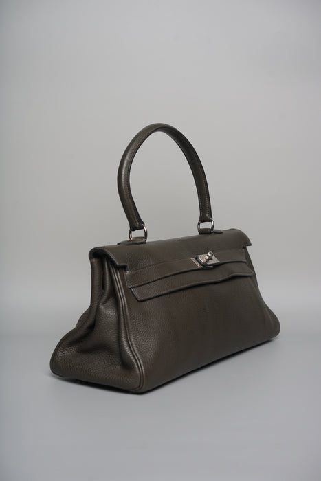 Hermes Shoulder Kelly 42 in Plomb Togo Phw