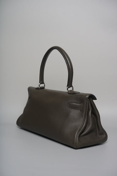 Hermes Shoulder Kelly 42 in Plomb Togo Phw