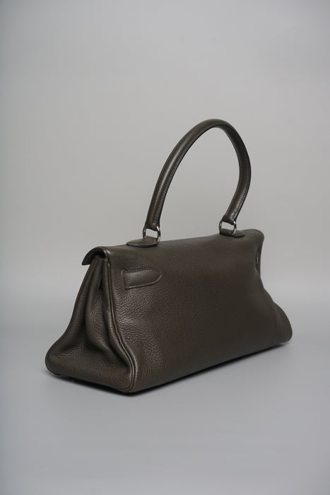 Hermes Shoulder Kelly 42 in Plomb Togo Phw