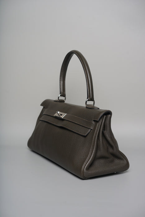 Hermes Shoulder Kelly 42 in Plomb Togo Phw