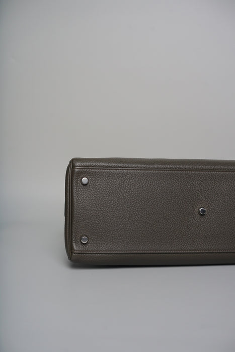 Hermes Shoulder Kelly 42 in Plomb Togo Phw