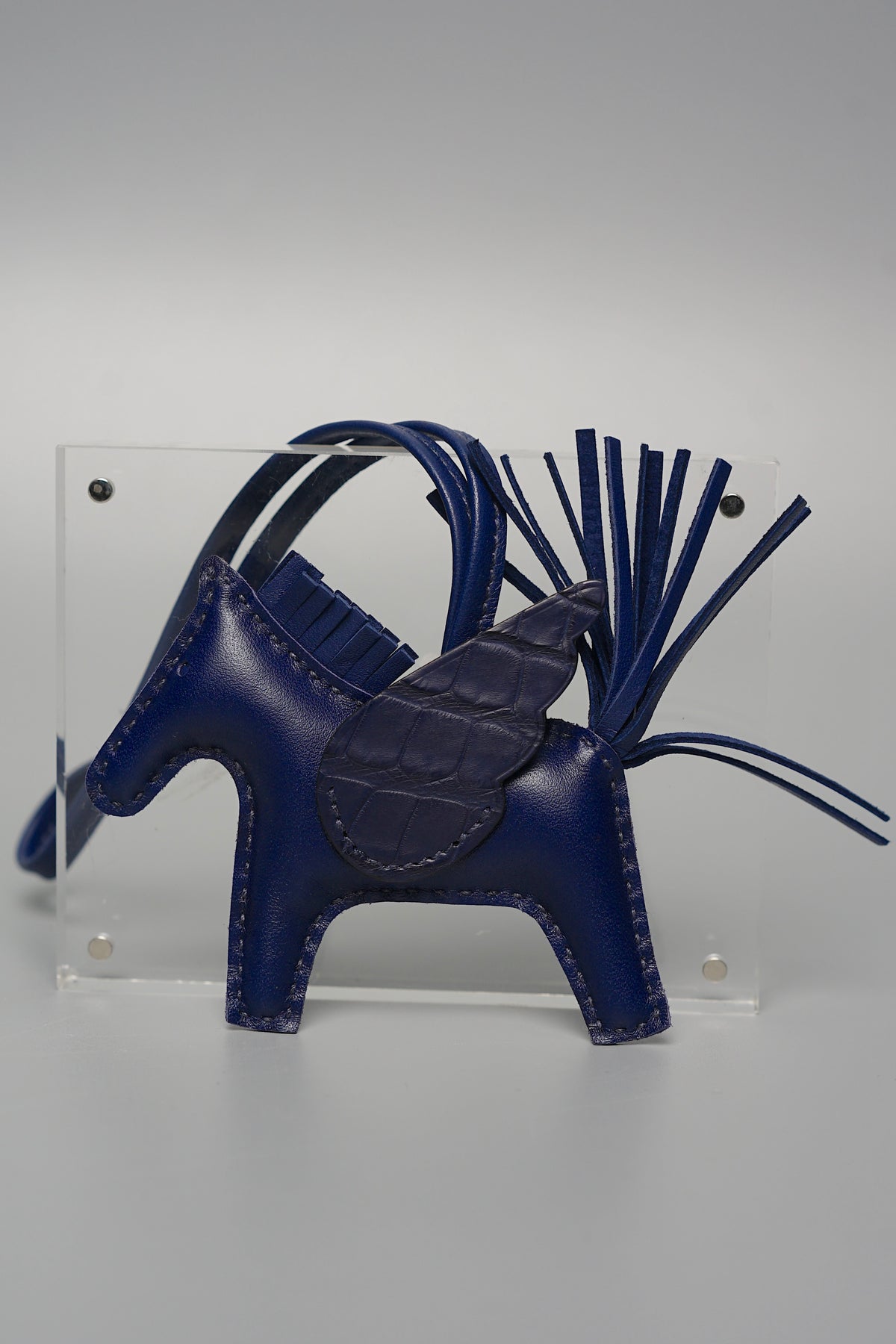 Hermes Pegase Touch in Sapphire Matte Alligator (Brand New
