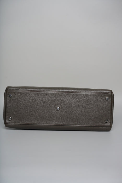 Hermes Shoulder Kelly 42 in Plomb Togo Phw