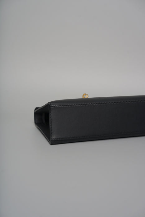 Hermes Kelly Pochette in Noir Swift Ghw (Brand New)