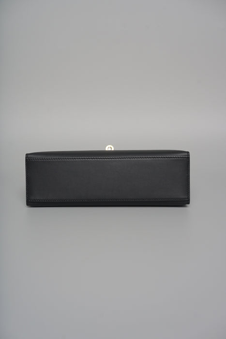 Hermes Kelly Pochette in Noir Swift Ghw (Brand New)