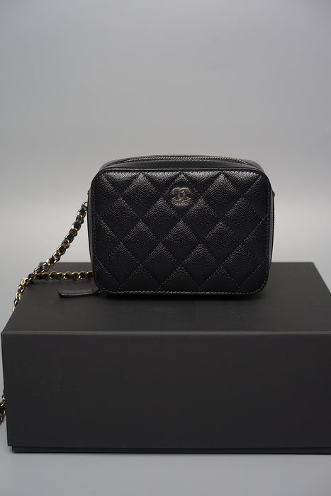 Chanel Camera Bag in Black Caviar Ghw (Brand New)