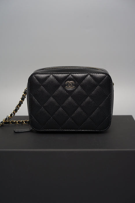 Chanel Camera Bag in Black Caviar Ghw (Brand New)