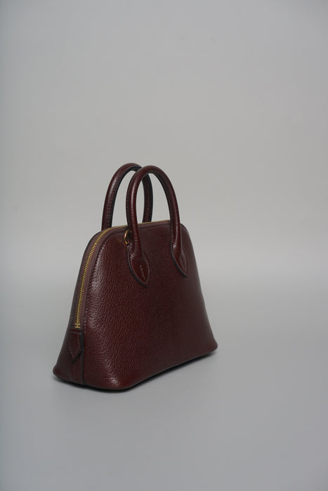 Hermes Mini Bolide in Rouge Sellier Chevre Ghw