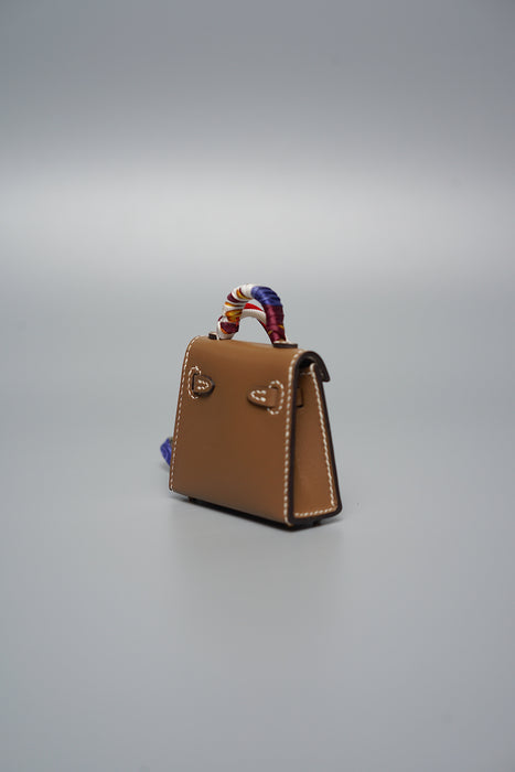 Hermes Kelly Twilly Charm in Etoupe Ghw (Brand New)