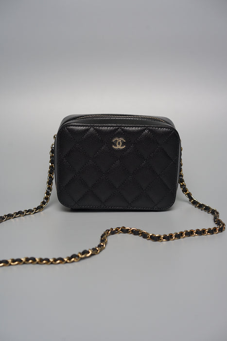 Chanel Camera Bag in Black Caviar Ghw (Brand New)