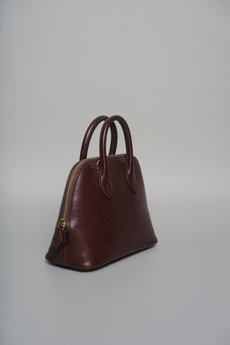 Hermes Mini Bolide in Rouge Sellier Chevre Ghw