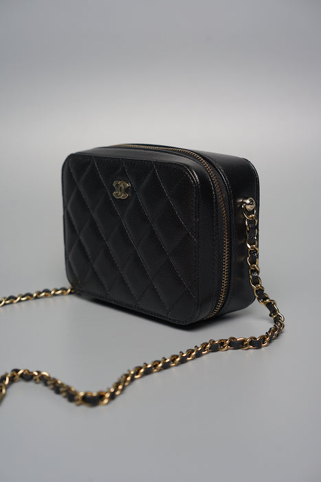 Chanel Camera Bag in Black Caviar Ghw (Brand New)