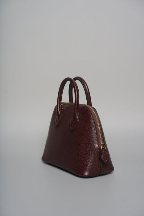 Hermes Mini Bolide in Rouge Sellier Chevre Ghw