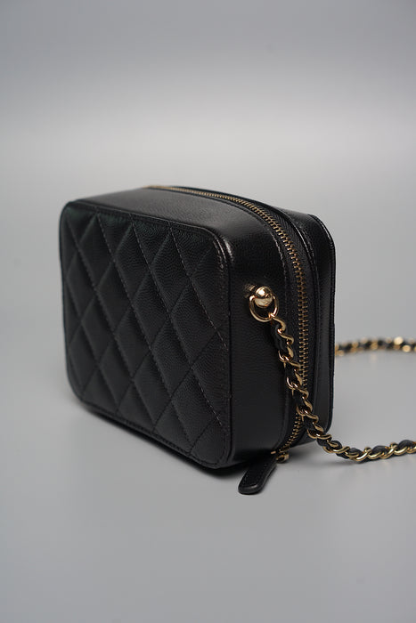 Chanel Camera Bag in Black Caviar Ghw (Brand New)