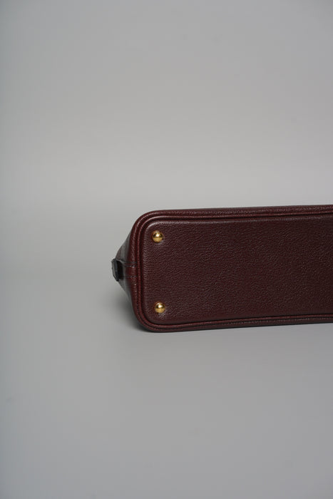 Hermes Mini Bolide in Rouge Sellier Chevre Ghw