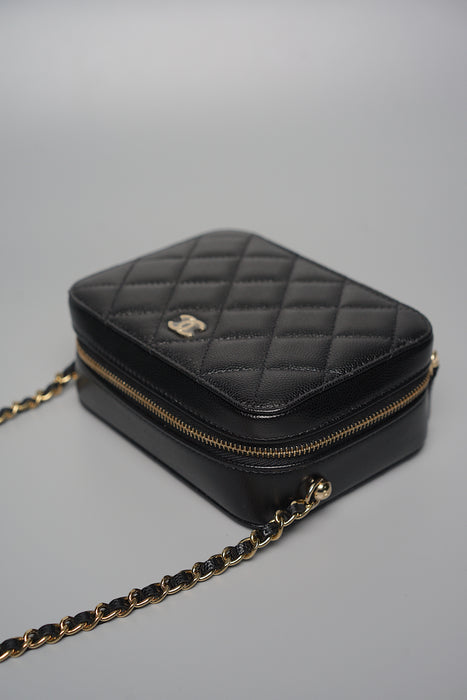 Chanel Camera Bag in Black Caviar Ghw (Brand New)