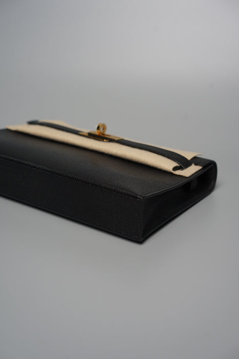 Hermes Kelly Elan in Black Chamkila Ghw (Brand New)