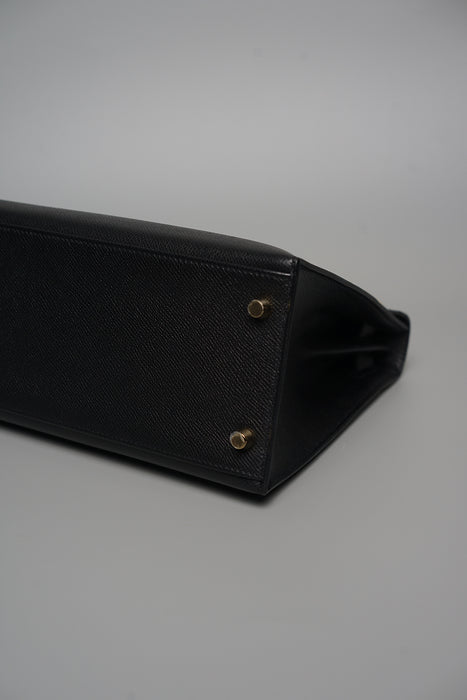 Hermes Kelly 28 Sellier in Black Ghw (Brand New)