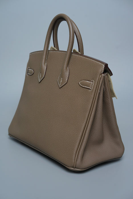 Hermes Birkin 25 in Etoupe Togo Phw