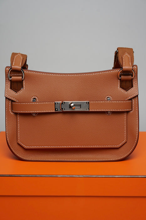 Hermes Mini Jypsiere in Gold Evercolor Phw (Brand New)