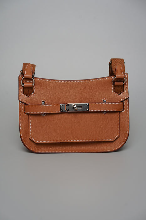 Hermes Mini Jypsiere in Gold Evercolor Phw (Brand New)