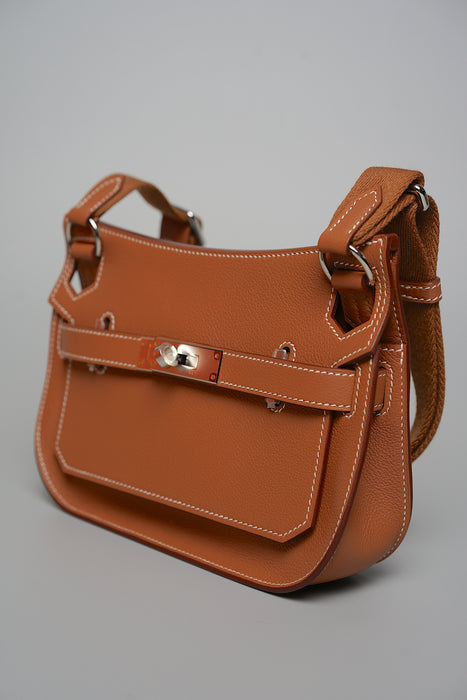Hermes Mini Jypsiere in Gold Evercolor Phw (Brand New)