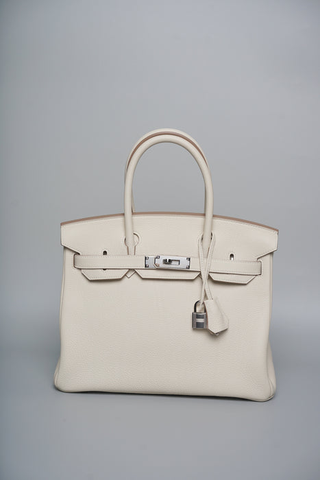 Hermes Birkin 30 in Craie Togo Phw(Brand New)