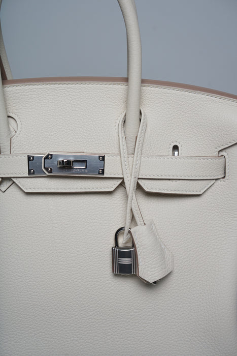 Hermes Birkin 30 in Craie Togo Phw(Brand New)